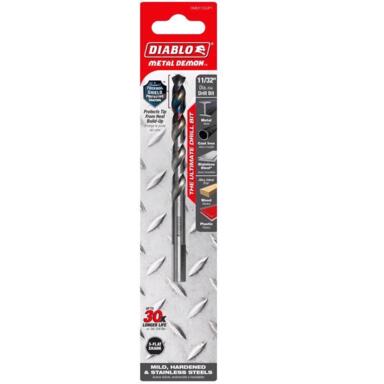 Drill Bit 3-fl 11/32" 1pc Diablo