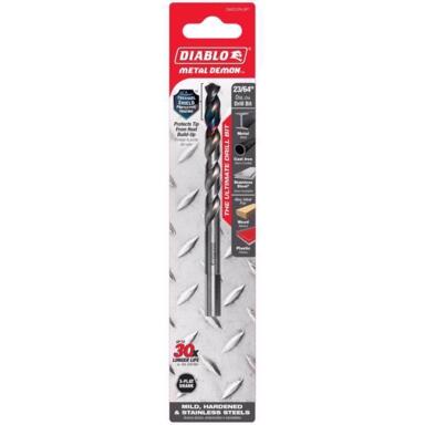 Drill Bit 3-fl 23/64" 1pc Diablo