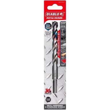 Drill Bit 3-fl 15/32" 1pc Diablo