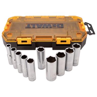 DP SOCKET SET 10P 1/2"