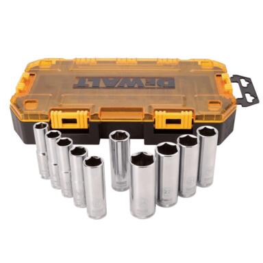 DP SOCKET SET 10P 1/2"
