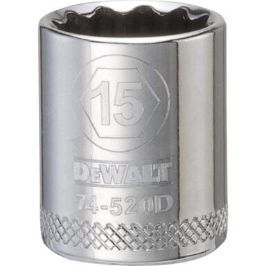 SCKT3/8"DR 15MM 12PT