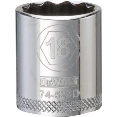 SCKT3/8"DR 18MM 12PT