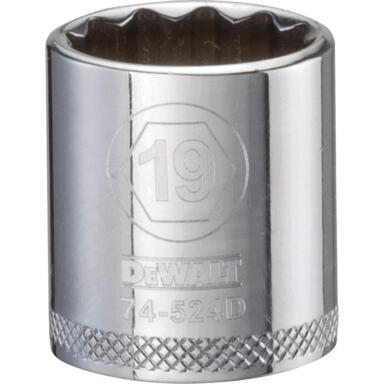 SCKT3/8"DR 19MM 12PT