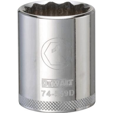 SCKT 1/2" DR 1" 12PT