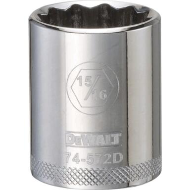 SCKT1/2" DR 15/16" 12PT