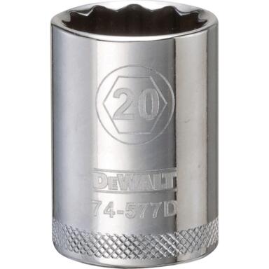 SCKT MTRC 12PT 20MM 1/2"