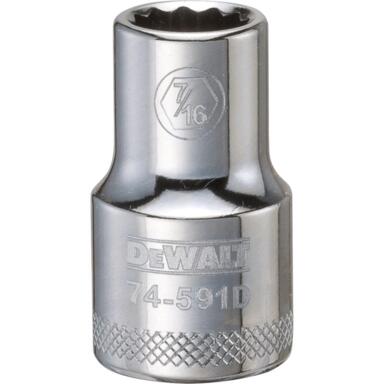 SCKT1/2" DR 7/16" 12PT