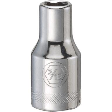 SCKT 1/4"DR 3/16" 6PT
