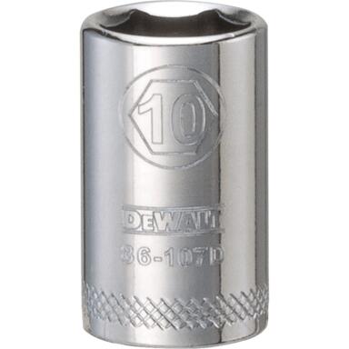 SCKT1/4"DR 10MM 6PT