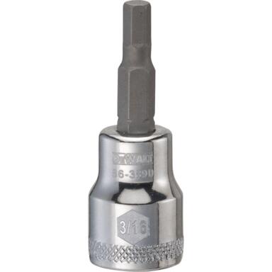 SCKT HEX BIT 3/8"DR3/16"