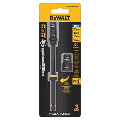 3PC Metric Black Ox Nut Drvr
