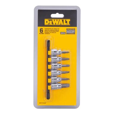 DW 7PC Screwdriver Bit Socket St