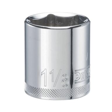SOCKET 1-1/8X1/2" SAE DW
