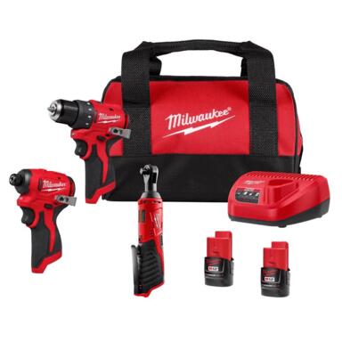M12 3-TOOL COMBO KIT6PC