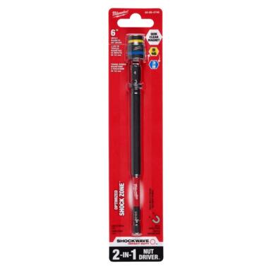 2IN1 MAG NUT DRIVR 6"MW
