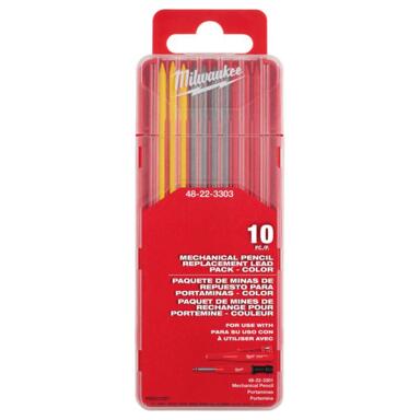 MIL Pencil Repl Leads ASST 10PC