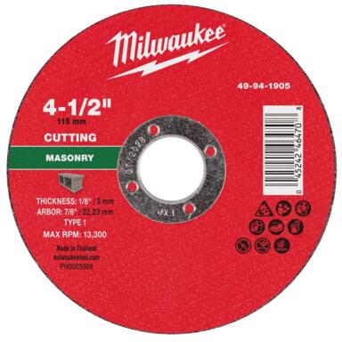 MASNRY C/O WHEEL 4.5X7/8