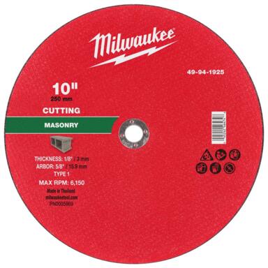 MASNRY C/O WHEEL 10X5/8