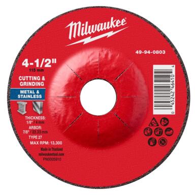 MTL CUT/GRND DISC4.5X7/8