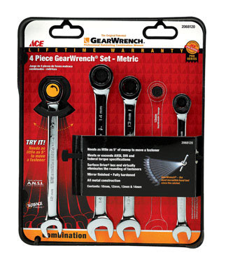 GEARWRENCH 4PC METRIC