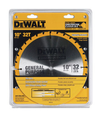 SAW BLADE 10" 32T CARBIDE