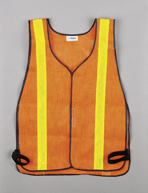 SAFETY VEST FLRSCNT ORG