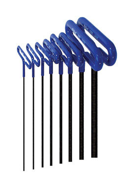 HEX KEY T HNDL 6" 8PC