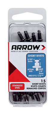 RIVET SS 5/32" SHORT