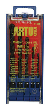 5PC Multi-Purpose Drill Bit Set