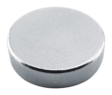 Magnet Source .118 in. L X .472 in. W Silver Neodymium Super Disc Magnets 4.3 lb. pull 6 pc