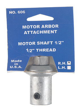 Motor Arbor 1/2"