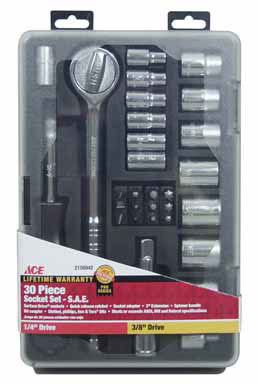 SOCKET SET 24PC SAE ACE