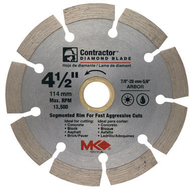 Diamond Blade4.5"w/d Seg