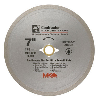 DIAMOND BLADE 7"WET CON