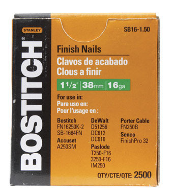 NAIL FINISH 1.5 BX2500