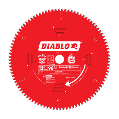 Diablo 12 in. D X 1 in. S Carbide Tipped Circular Saw Blade 96 teeth 1 pk