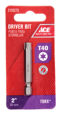 TORX INSERT BIT#40X1.9"