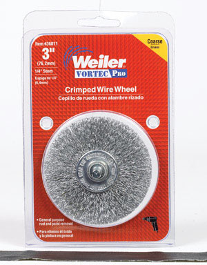 3" CRIMPED WIRE WHEEL