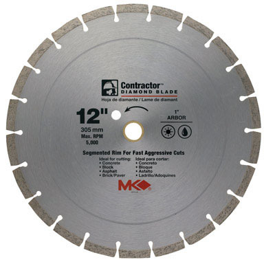 DIAMOND BLADE12"W/D SEG