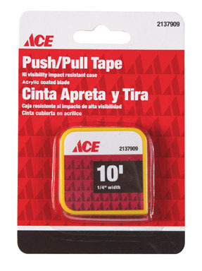 TAPE RULE1/4X10'YLW ACE