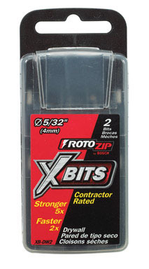 Rotozip 1  S X .6 in. L Steel Drywall Bit 2 pk