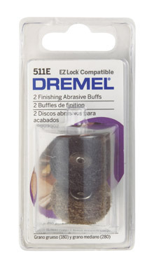 Dremel EZ Lock 15/16 in. S X 1/2 in. L Metal Abrasive Buffs 2 pk