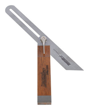 Johnson 10 in. L X 1-9/50 in. H Stainless Steel Adjustable T-Bevel with Bamboo Handle