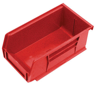 BIN RED 7-3/8X4-1/8X3"