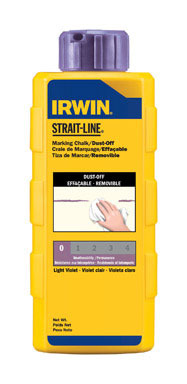 Irwin Strait-Line 6 oz Dust-Off Marking Chalk Light Violet 1 pk