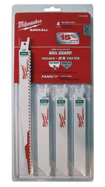 SAWZALL BLADE 4PC