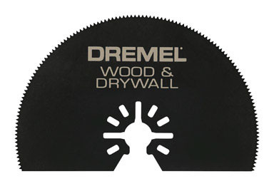 Dremel Multi-Max 2.5  S X 3 in. L Steel Half-Moon Oscillating Blade 1 pk