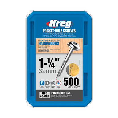 KREG 1 1/4" #7 FINE 500CT