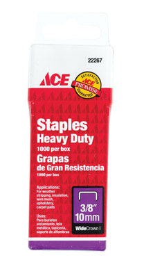 Staple 3/8" Hd 1000 Ace